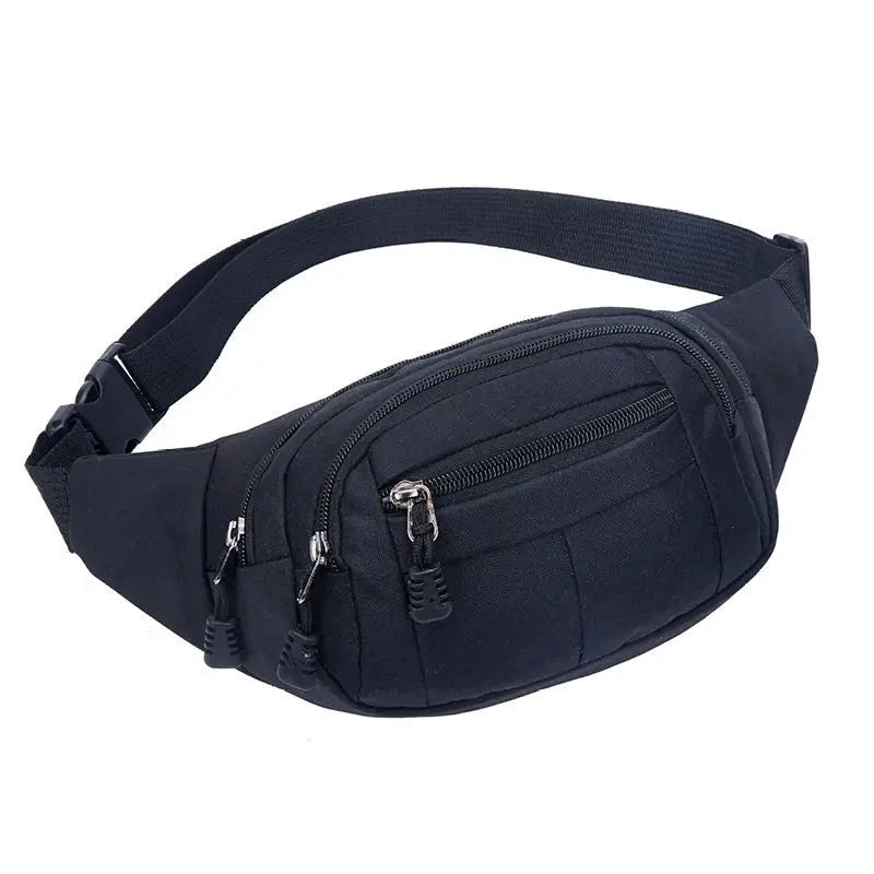 Canvas Waist Bag For Men Women Travel Belt Pouch Chest Pack Phone Bag