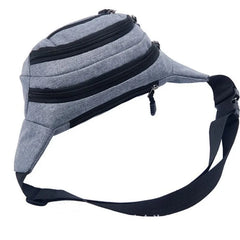 Canvas Waist Bag For Men Women Travel Belt Pouch Chest Pack Phone Bag