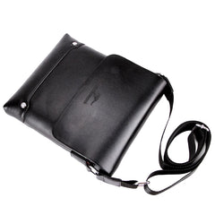 YUES KANGAROO Men Business Messenger Bag PU Leather Shoulder Bag