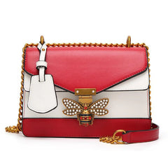 Lady Bag Women Splicing Little Bee Bags Cover Style Handbag