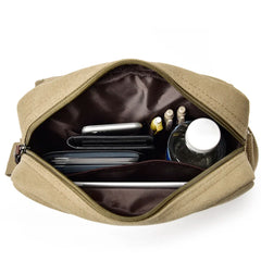 YUTUO Canvas Trunk Men's Crossbody Shoulder Messenger Bag
