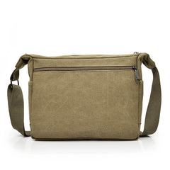 YUTUO Canvas Business Handbag Casual Vintage Trunk Men's Messenger Bag