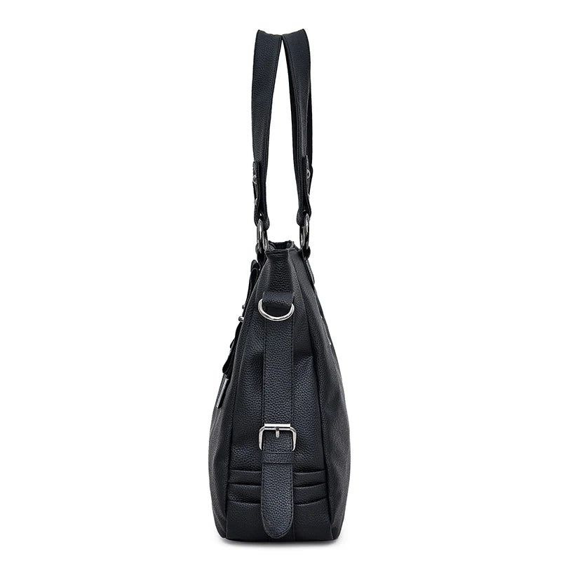 Yagelais Summer Lady Bag - Zipper Laptop Tote with Tassel Shoulder Bag