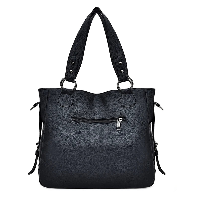 Yagelais Summer Lady Bag - Zipper Laptop Tote with Tassel Shoulder Bag