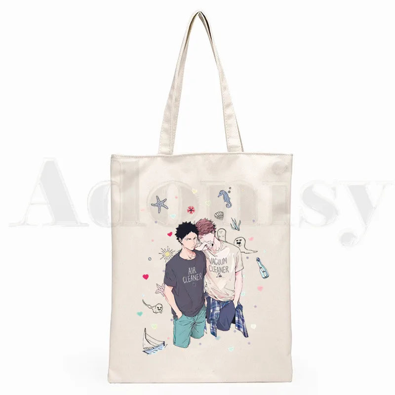 Yaoi Given Anime Manga Music Print Shopping Bag