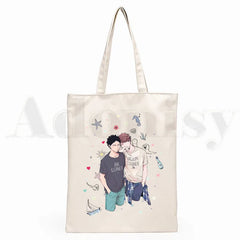 Yaoi Given Anime Manga Music Print Shopping Bag