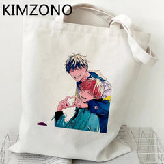 Yaoi Given Shopping Bag Eco Tote Canvas Handbag