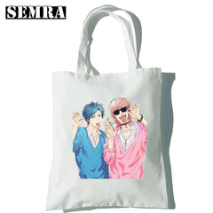 Vintage Anime Shoulder Bag Large Capacity Harajuku Women Japanese Hip Hop