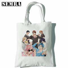 Vintage Anime Shoulder Bag Large Capacity Harajuku Women Japanese Hip Hop