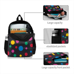Yayoi Kusama Art Satchel Schoolbag Backpack