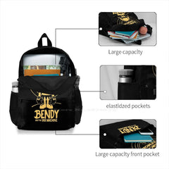 Yeallow Art Dancing Demon Bendy Song And The Ink Machine For Fans Gamer Bags Tra