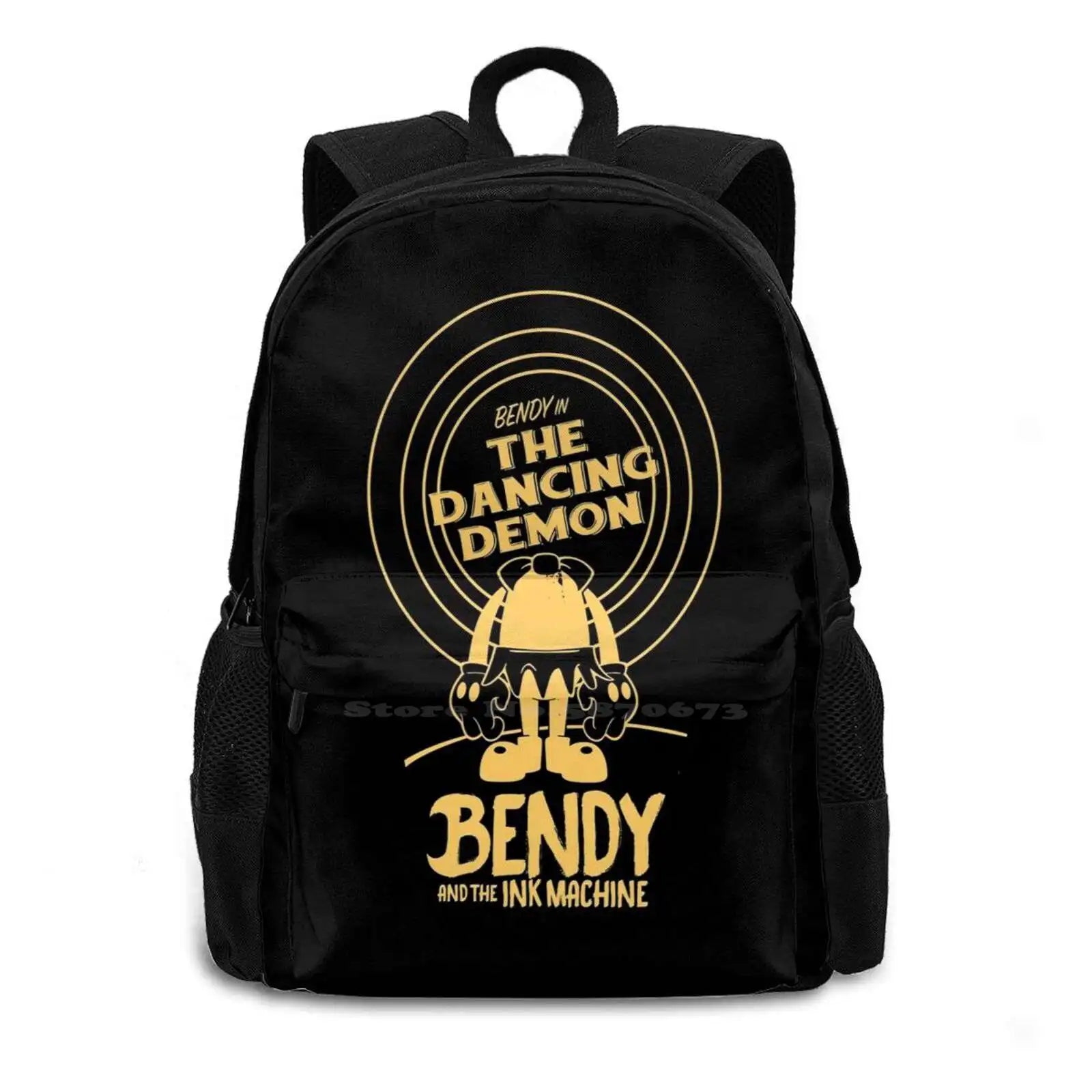 Yeallow Art Dancing Demon Bendy Song And The Ink Machine For Fans Gamer Bags Tra