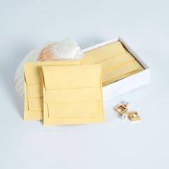 Yellow Microfiber Gift Bags 8x8cm Jewelry Accessories Pouch Wedding Favor