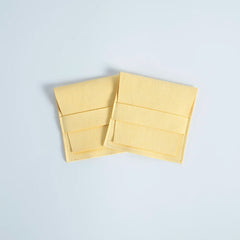 Yellow Microfiber Gift Bags 8x8cm Jewelry Accessories Pouch Wedding Favor
