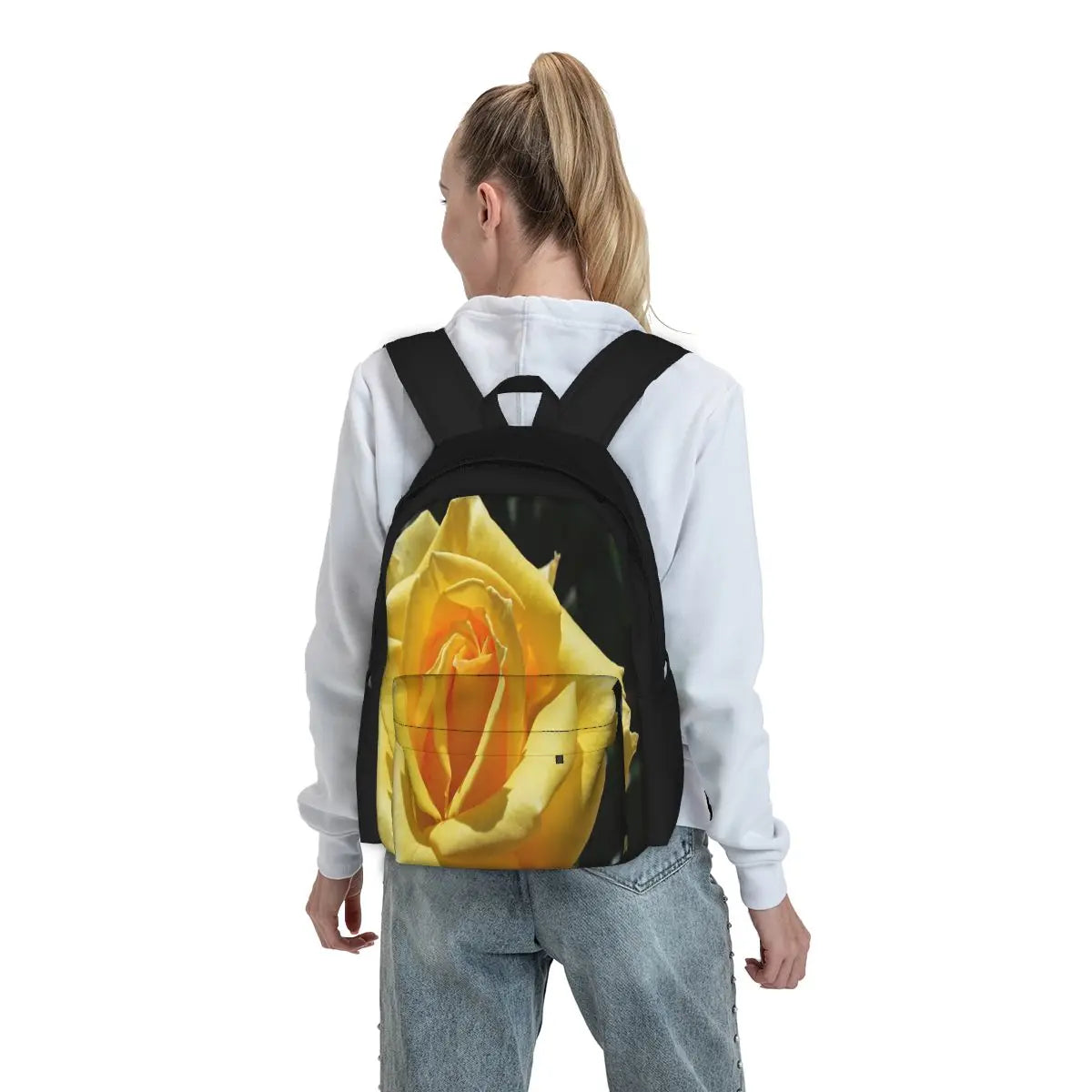 Yellow Rose Backpacks Men's & Women's Bag School Bags