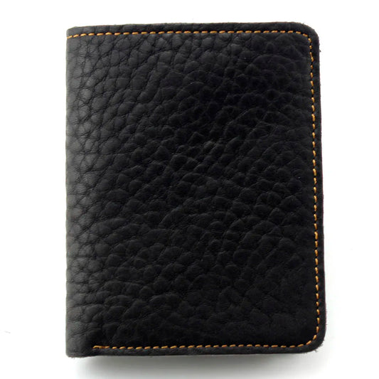 Yellow Stitch Soft Leather Wallet Men Teen Fashion Purse