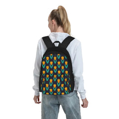 Yellow Tulip In Midnight By Backpacks Men's Backpacks Bags For Women Bag