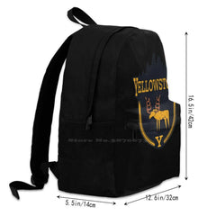 Yellowstone Park Backpacks for Men Women Teenagers Girls