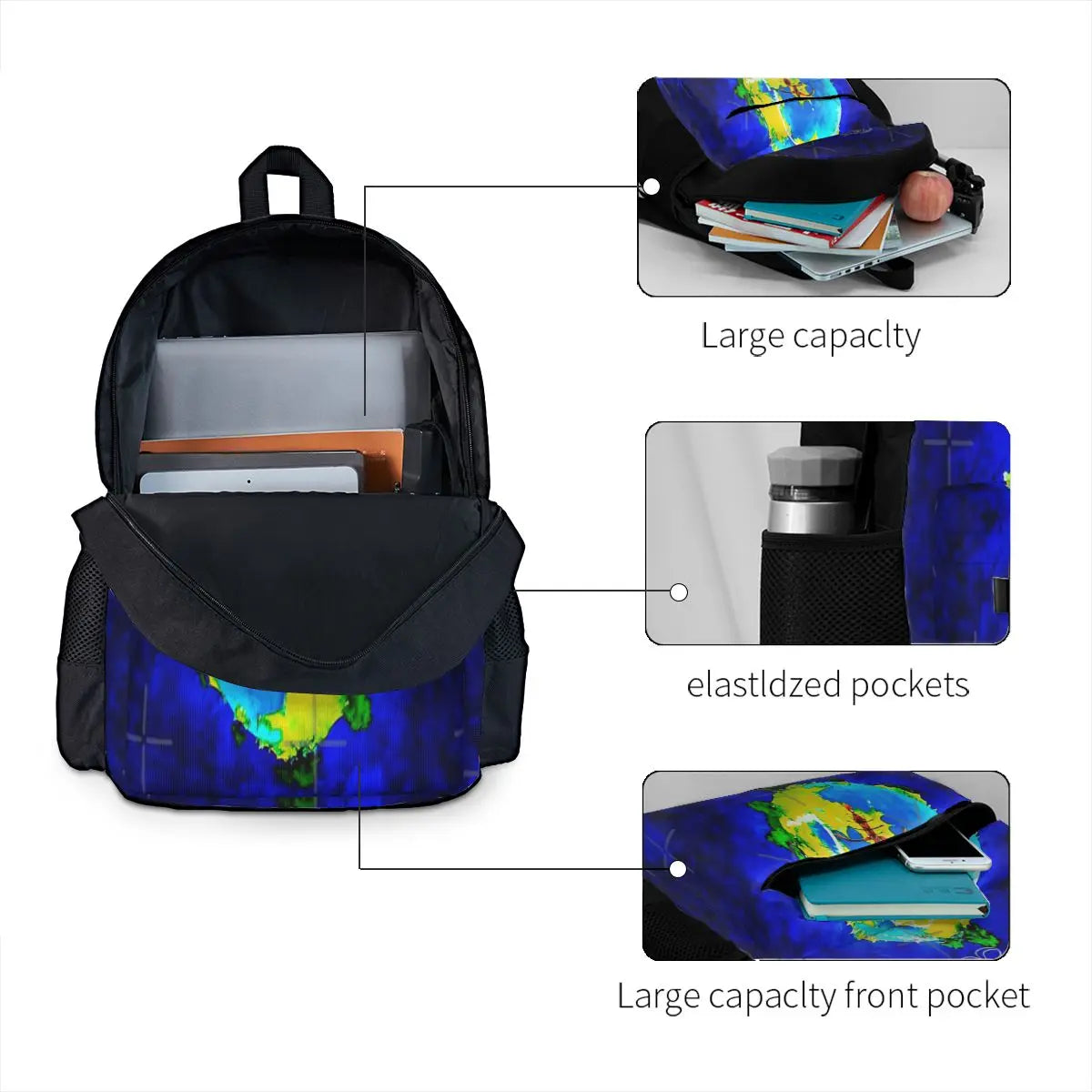 Fragile Progressive Backpacks for Men and Women