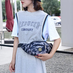 Camouflage Waist Bags Women High Capacity Fanny Pack Female Run Sports Belt Bag