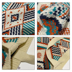 Female Casual Shoulder Bags Tote Bag Women Teenager Retro Leisure Soft Knitting