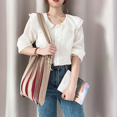 Knitted Bag Handbags for Women Soft Storage