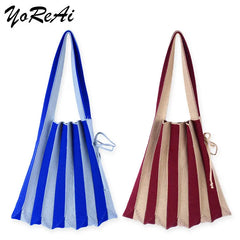 Knitted Bag Handbags for Women Soft Storage