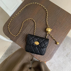 Women Waist Pack PU Fanny Packs Female Belt Bag Phone Chain Bags For Lady
