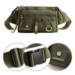 Waterproof Nylon Chest Bag for Men Women