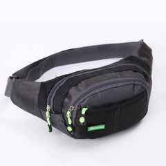 Travel Waist Bag Zipper Outdoor Sports Shoulder Bag Waterproof Adjustable