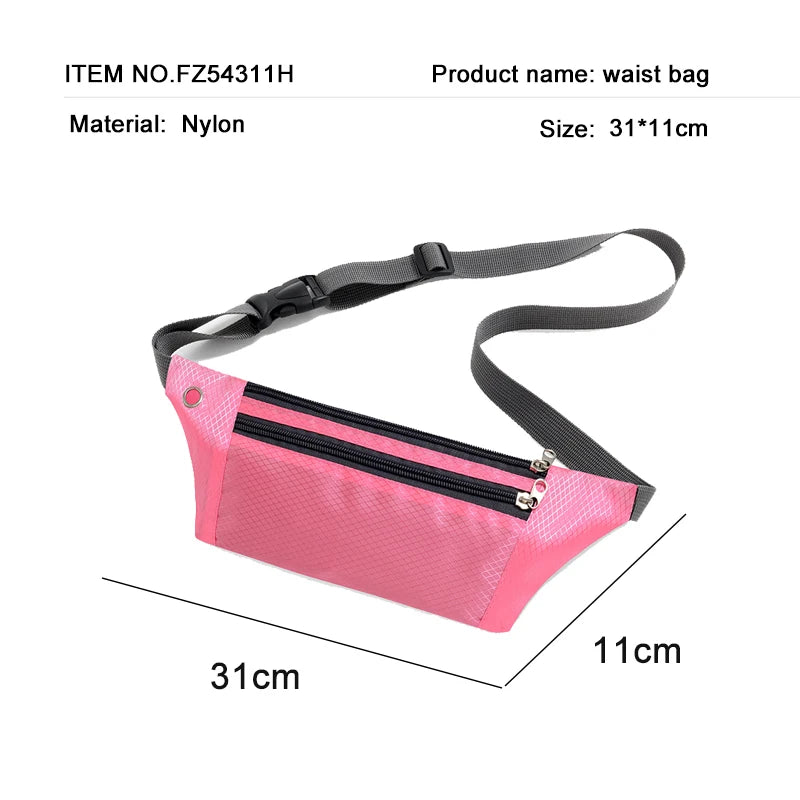 Waterproof Bum Bag Waist Fanny Pack Men Chest Belt Bags Shoulder Pack