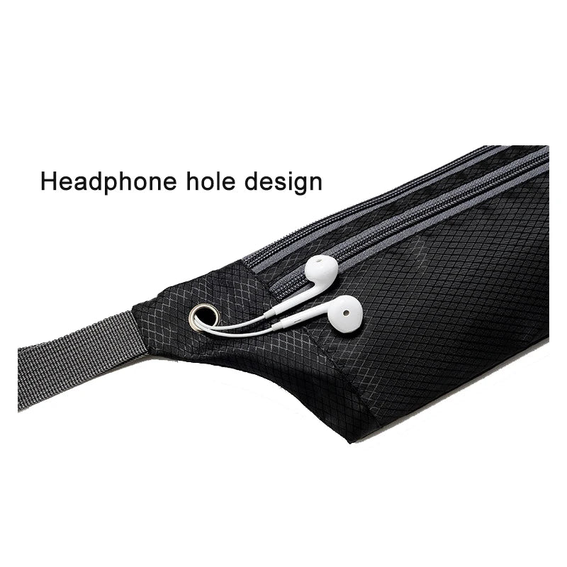 Waterproof Bum Bag Waist Fanny Pack Men Chest Belt Bags Shoulder Pack