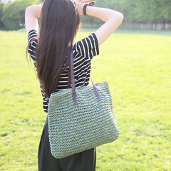 Woven Straw Beach Bag Large Totes Shoulder Bags