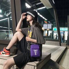 YoReai Sling Bag Mini Crossbody Shoulder Bags Canvas Messenger Couple Leisure