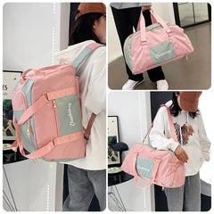 Yoga Bag Gym Backpack Sports Training Shoulder Bag Outdoor Travel Duffel