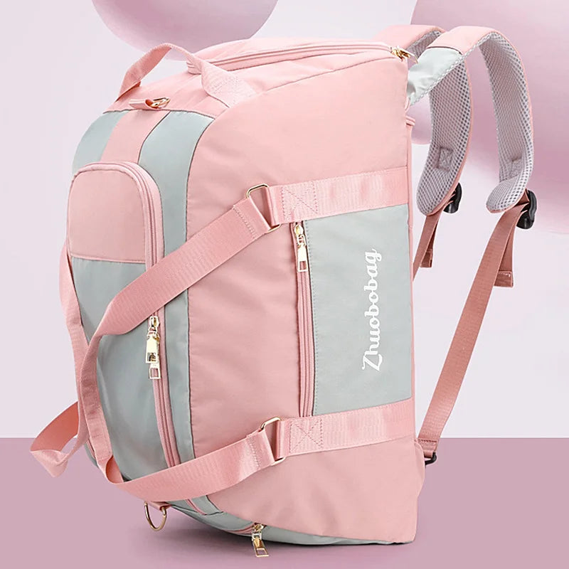 Yoga Bag Gym Backpack Sports Training Shoulder Bag Outdoor Travel Duffel