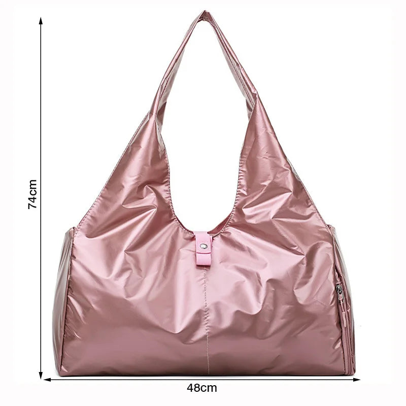 Women's Yoga Fitness Bag Sports Portable Travel Luggage Bag
