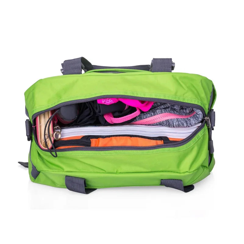 Yoga Fitness Travel Tote Bag Waterproof Nylon Shoulder Crossbody Sports