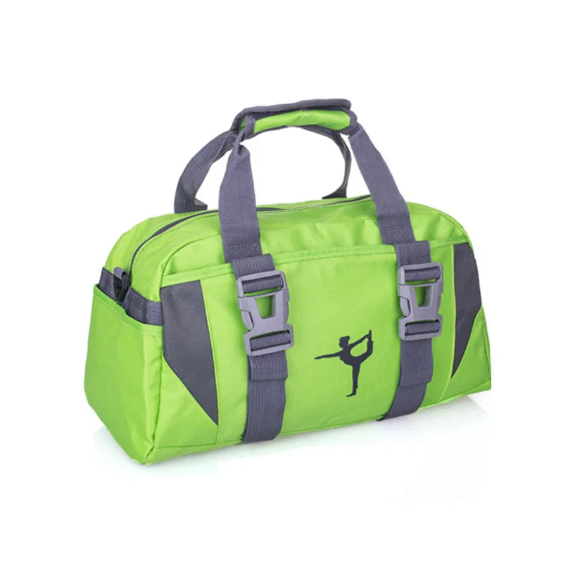 Yoga Fitness Travel Tote Bag Waterproof Nylon Shoulder Crossbody Sports