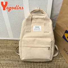 Waterproof Canvas Backpack for Teen Girls Laptop