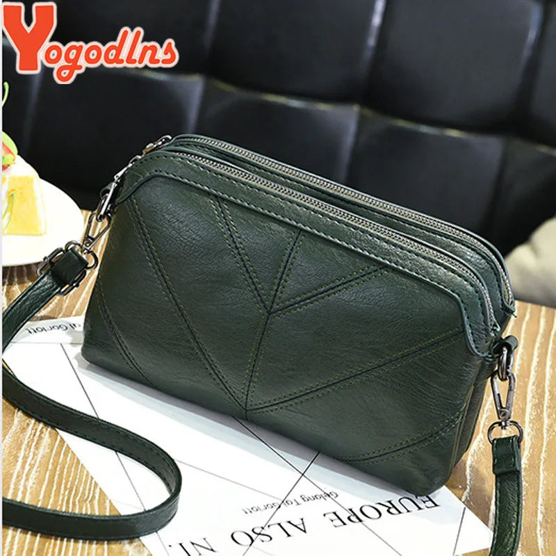 Summer Women Bag Leather Handbags PU Shoulder Small Flap Crossbody Bags