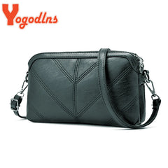 Summer Women Bag Leather Handbags PU Shoulder Small Flap Crossbody Bags