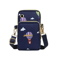 Casual Nylon Mobile Phone Bag Female Lady Crossbody Bag