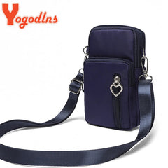 Waterproof Nylon Crossbody Bag for Women Multifunction Small Bag