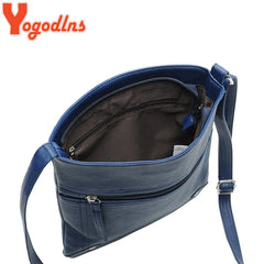 Women Messenger Bag Leather Crossbody Shoulder Handbag Satchel