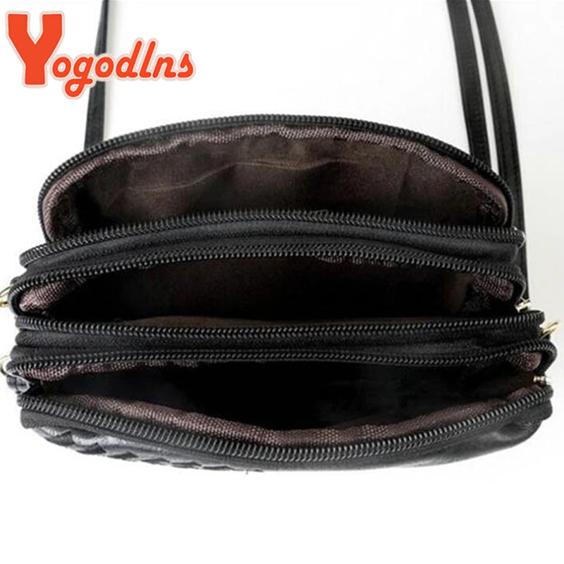 Vintage Flower Embroidery Shoulder Bag Women Crossbody Messenger Square Bag