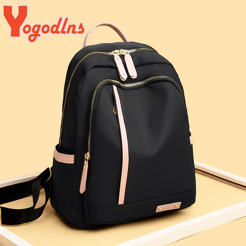 Oxford Backpack Women Large Capacity School Bags Waterproof Travel Rucksack