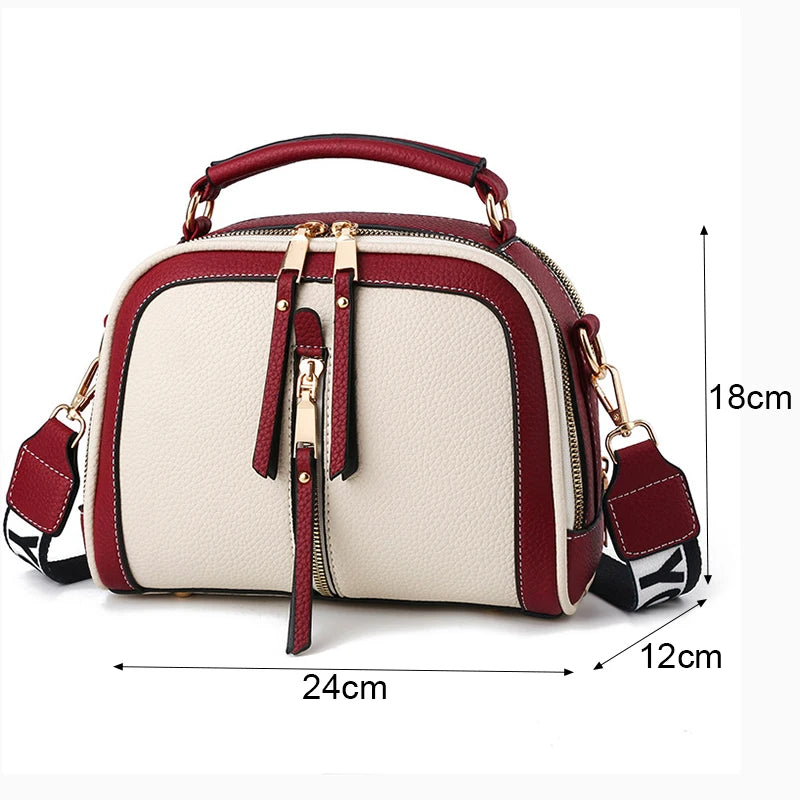 Yogodlns Shoulder Bag Women PU Leather Handbag Crossbody Chains
