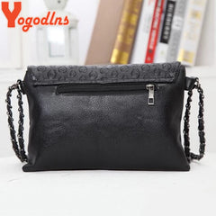Rivet Skull Shoulder Bag Women PU Leather Handbag Purse Hand Bags
