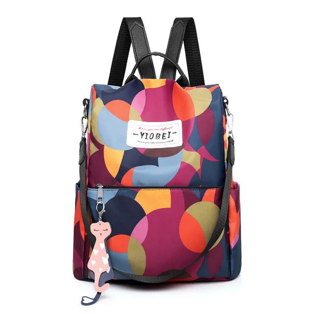 Waterproof Oxford Women Backpack Anti-theft Ladies Bagpack